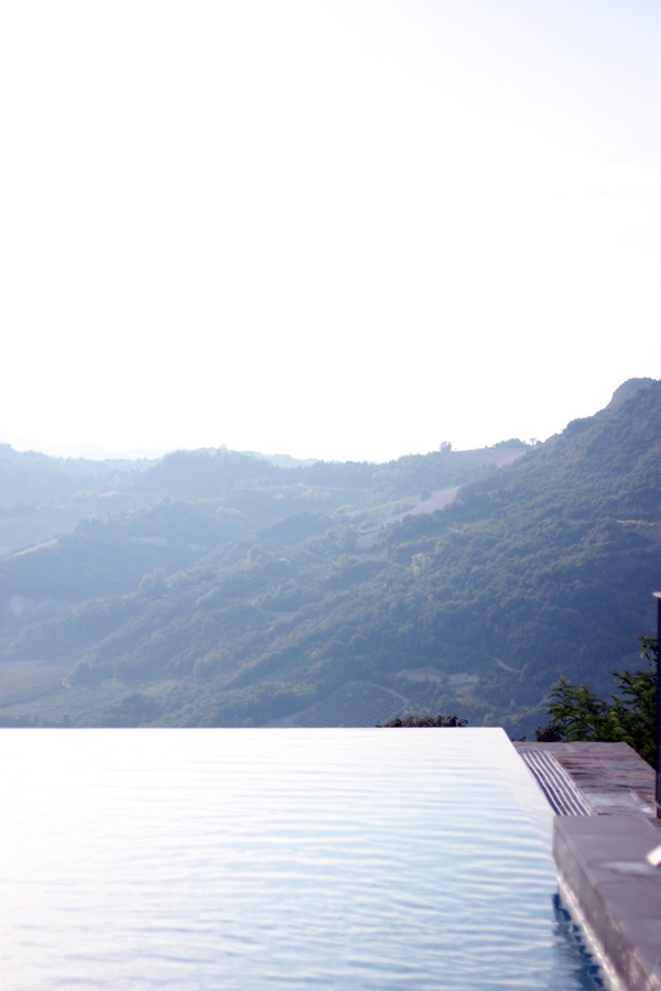 Infinity pool with mountain views - Exploring Brisighella With Kids